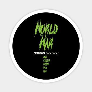 World War Tour Magnet